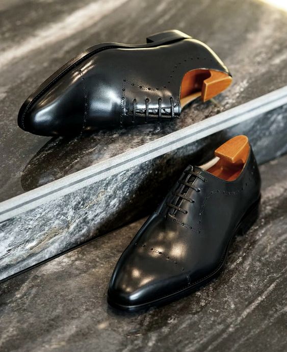 Mens Black tuxedo shoes, Men leather Oxford shoes, shoes for men