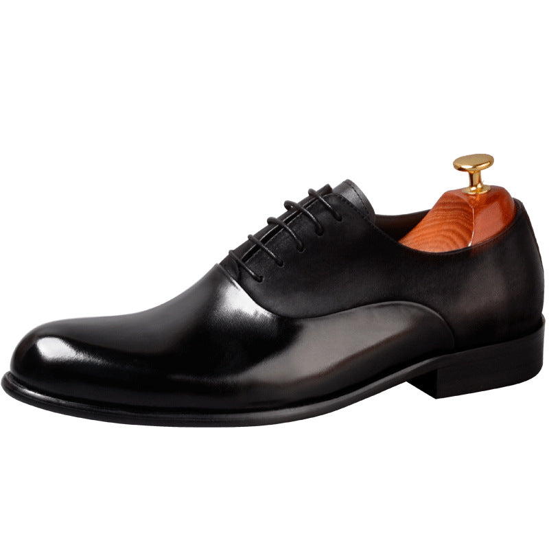 Men's Handmade Genuine Leather & Seude Formal Oxfords Dress Shoes