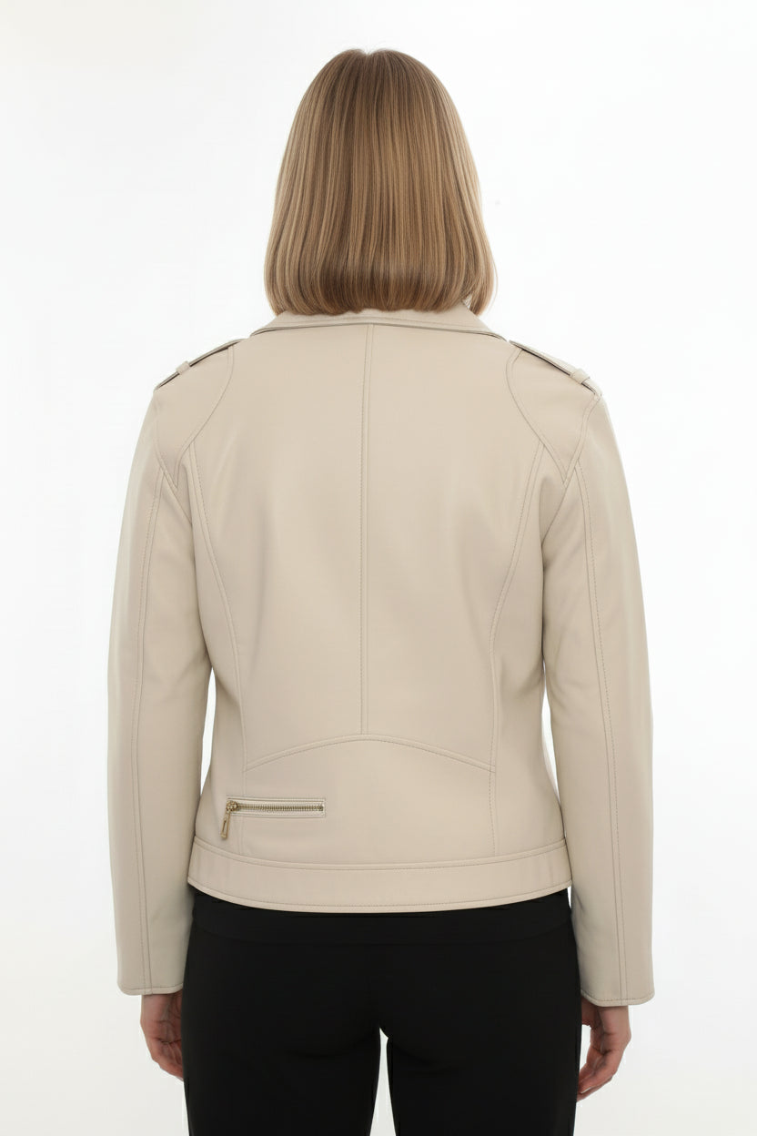 model-back-details - Women's Moto Leather Jacket, Women's Motorcycle Jacket, Women's Biker Jacket, Women's Leather Jacket