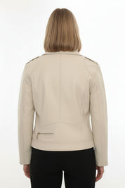 model-back-details - Women's Moto Leather Jacket, Women's Motorcycle Jacket, Women's Biker Jacket, Women's Leather Jacket