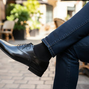 Handmade Mens Formal Shoes, Mens Fashion Black Dress Shoes, Mens Shoes - model-casual-setting