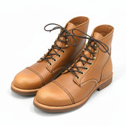 model-casual-setting - Men's Brown Leather Ankle Boots