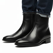 model-casual-setting - Men's Brown Leather Classic Boots