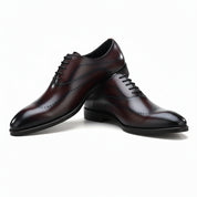 model-casual-setting - Men's Genuine Leather Dress Shoes