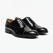 model-casual-setting - Men's Polished Cow Leather Oxford Dress Shoes
