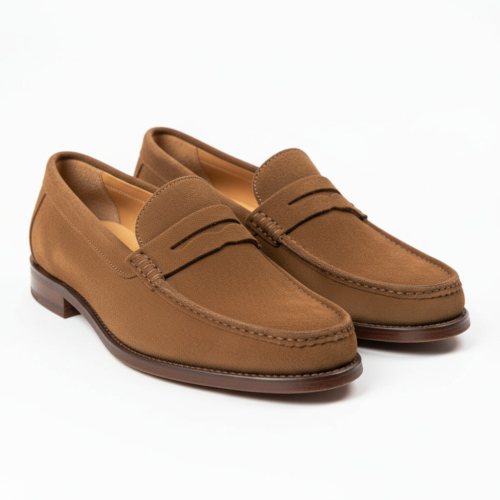 model-casual-setting - Men's Suede Tassel Loafers