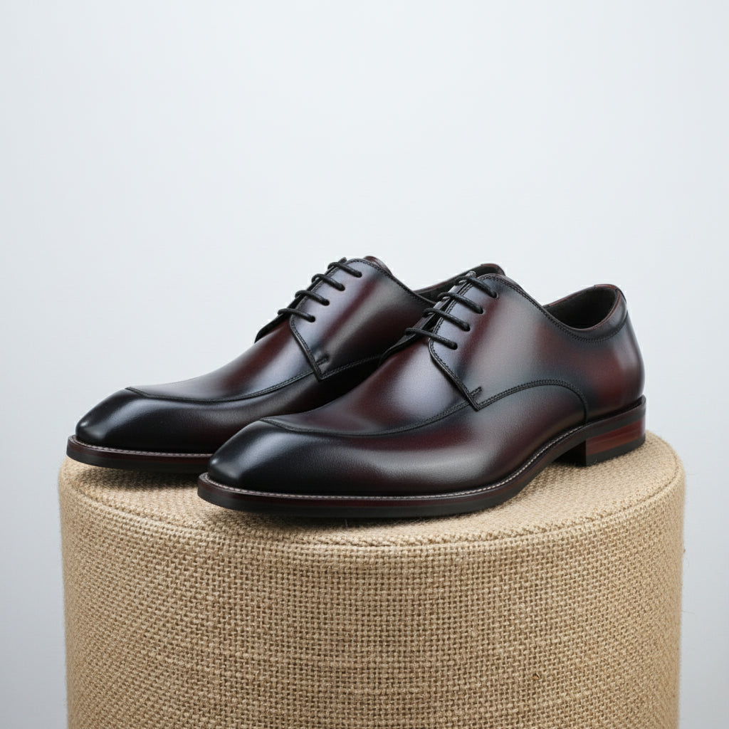 Men's Genuine Leather Formal Oxfords - pedestal-view