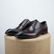 Men's Genuine Leather Formal Oxfords - pedestal-view