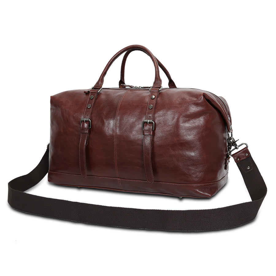 Premium Handcrafted Leather Duffel Bag -Timeless Elegance for Every Journey