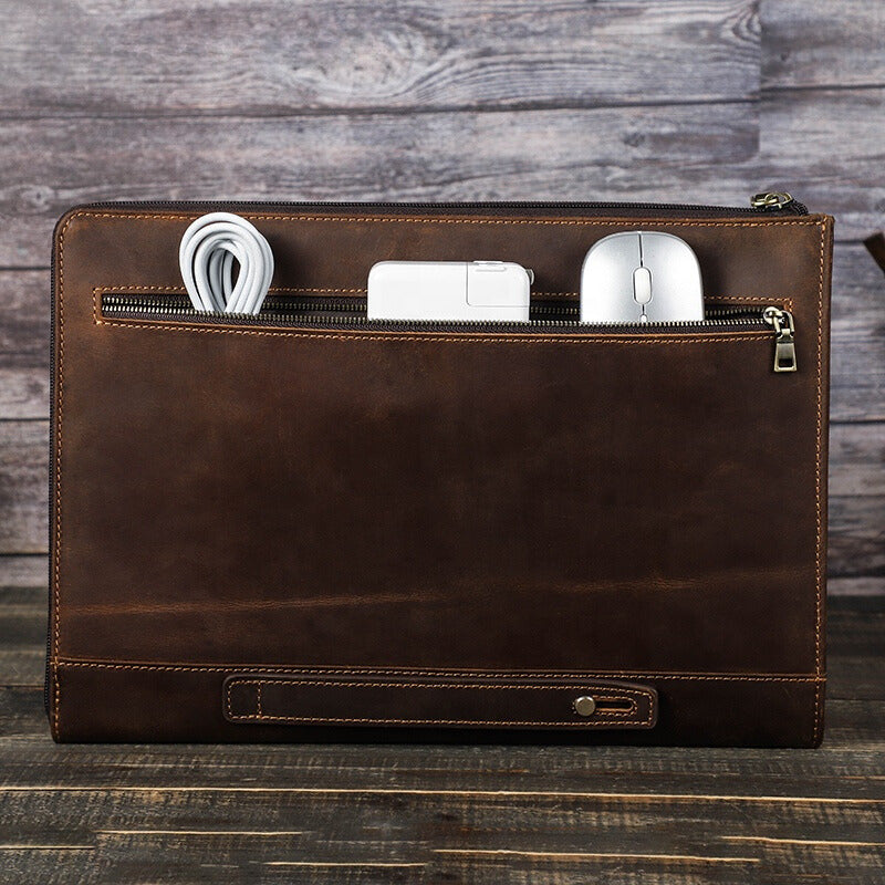 Premium Leather Briefcase for MacBook Pro 14-Inch