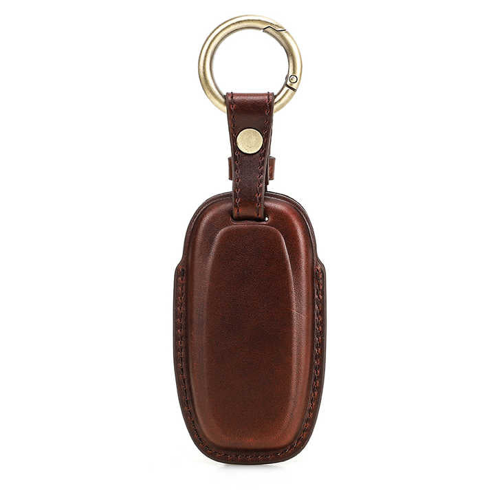 Premium Leather Key Cover - Protective Case for Audi Keys