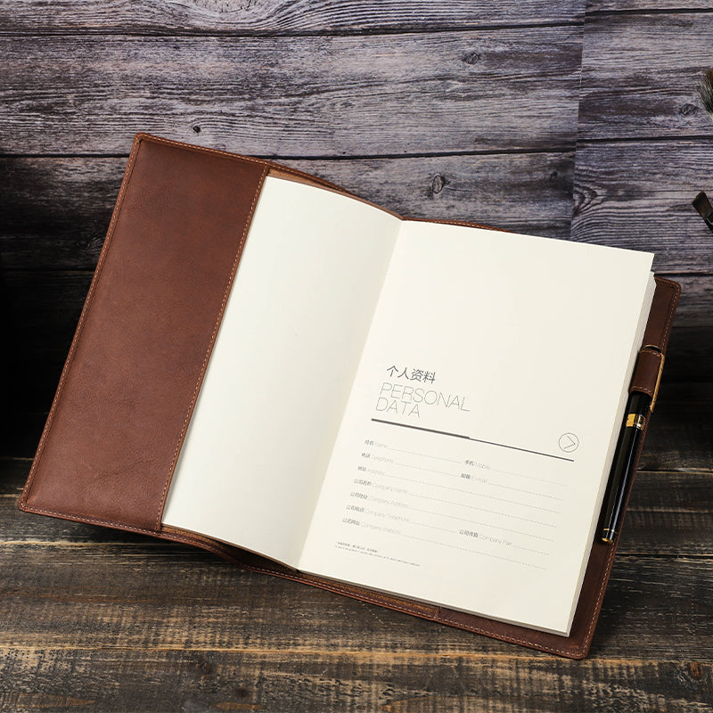 Premium Leather Notebook Cover: Handmade, Durable, and Stylish