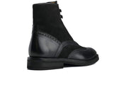 Men Black Combat Boots, Boots, Wing Tip Ankle Boots