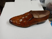 Men Multi Color Leather Strap Loafer Moccasins Shoes Formal Shoes