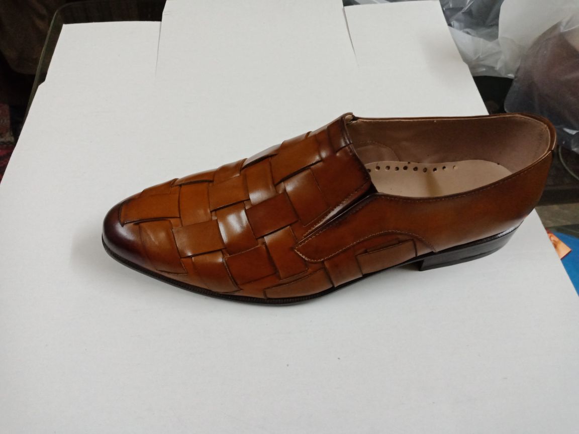 Men Multi Color Leather Strap Loafer Moccasins Shoes Formal Shoes