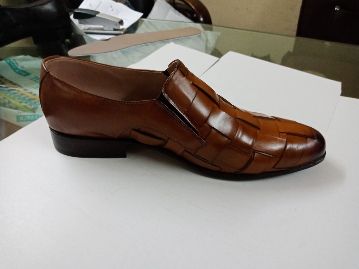Men Multi Color Leather Strap Loafer Moccasins Shoes Formal Shoes