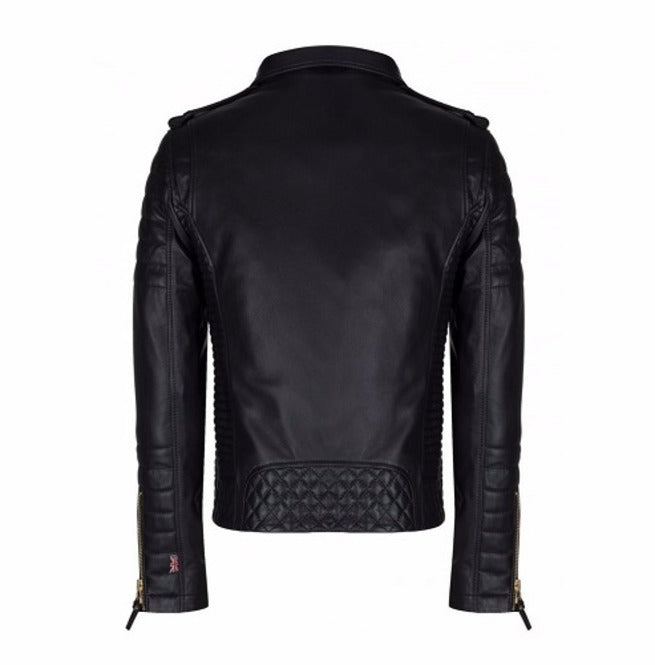 Mens Genuine Real Lambskin Leather Motorcycle Jacket, New Motorcycle Jacket