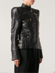 Women Black Leather Jacket, Leather Jackets For , Fashion Jacket