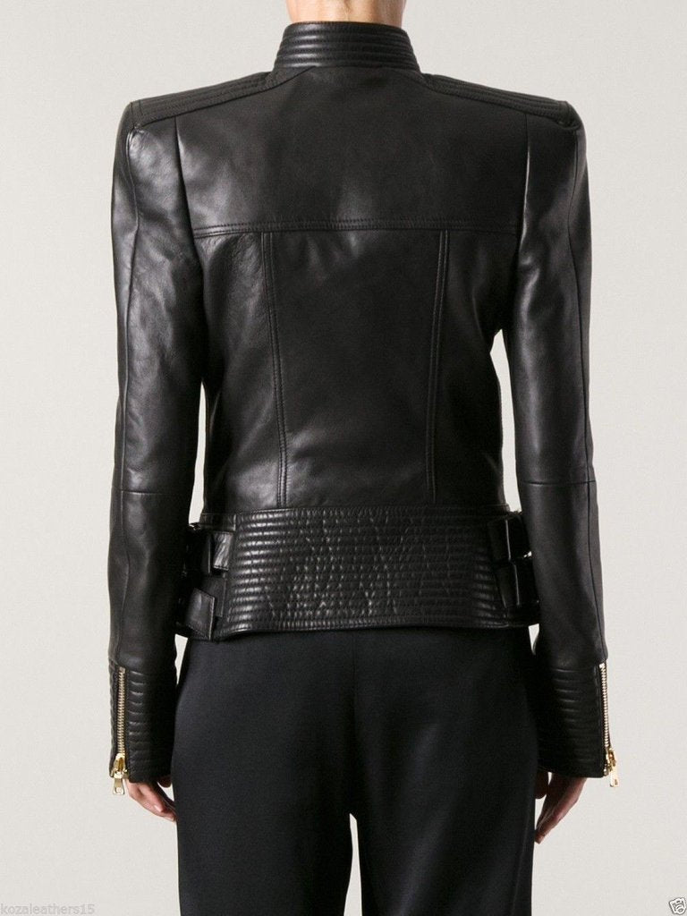 Women Black Leather Jacket, Leather Jackets For , Fashion Jacket