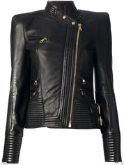 Women Black Leather Jacket, Leather Jackets For , Fashion Jacket