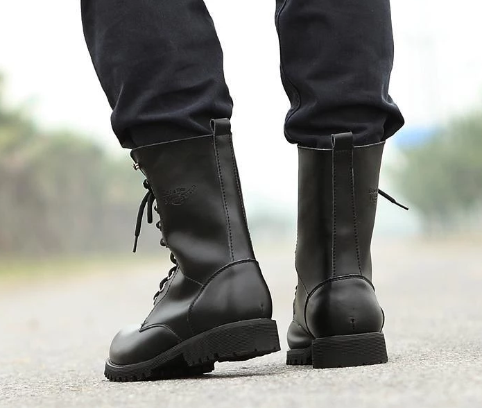 Rider Boots for Mens, Men Biker Leather Boots, Boots