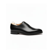 Men's Black Leather Oxford Dress Shoes - side-view