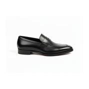 Men's Black Leather Tuxedo Shoes for Formal Events - side-view