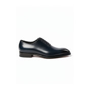Men's Black Leather Tuxedo Shoes - side-view