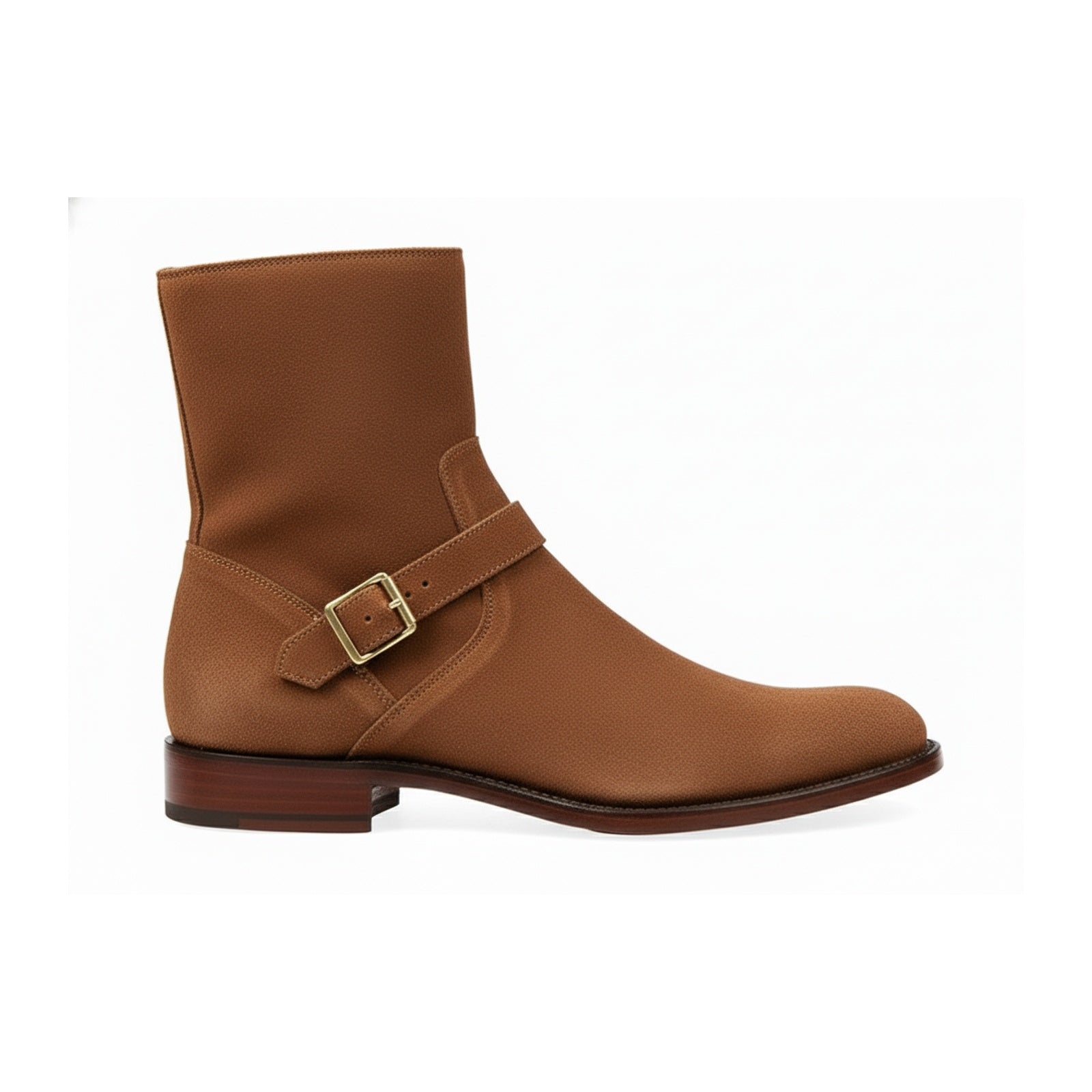 Men's Brown Suede Ankle Boots - side-view