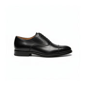 side-view - Men's Black Calf Leather Oxford Dress Shoes