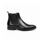 side-view - Men's Black Leather Chelsea Boots