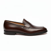 side-view - Men's Black Leather Moccasins