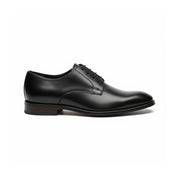 side-view - Men's Black Leather Oxford Dress Shoes