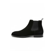 side-view - Men's Black Suede Chelsea Boots