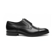 side-view - Men's Brown Leather Brogue Dress Shoes