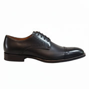 side-view - Men's Brown Leather Brogue Dress Shoes