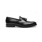 side-view - Men's Brown Leather Casual Loafers