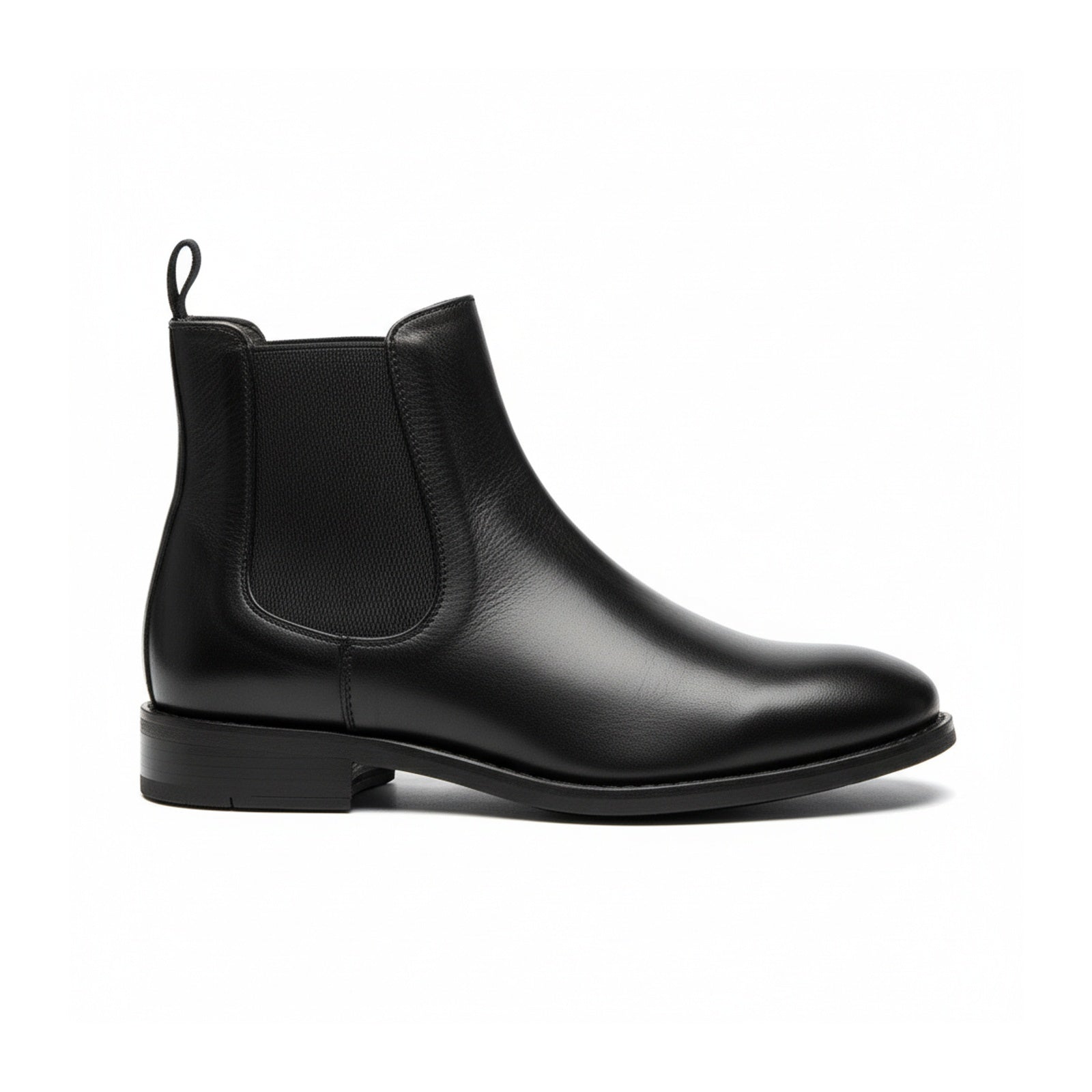 side-view - Men's Brown Leather Chelsea Boots