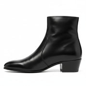 side-view - Men's Brown Leather Classic Boots