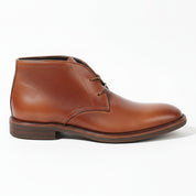 side-view - Men's Brown Leather Dress Boots