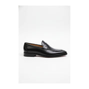 side-view - Men's Brown Leather Dress Moccasins