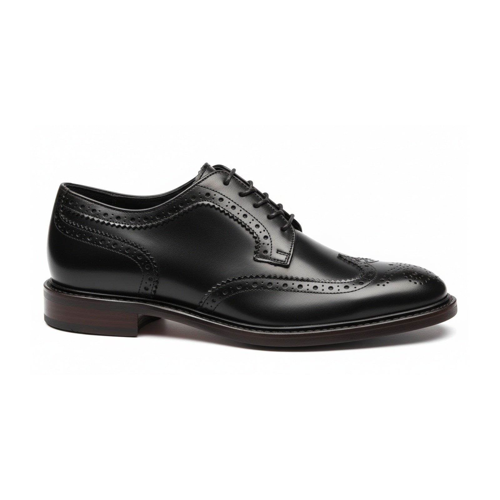 side-view - Men's Brown Leather Dress Shoes