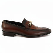 side-view - Men's Brown Leather Formal Shoes