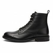 side-view - Men's Brown Leather Lace-Up Boots