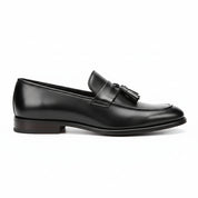 side-view - Men's Brown Leather Loafers