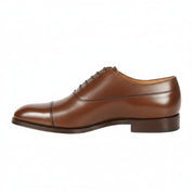 Men's Brown Leather Oxford Shoes - side-view