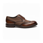 side-view - Men's Brown Leather Wingtip Brogues