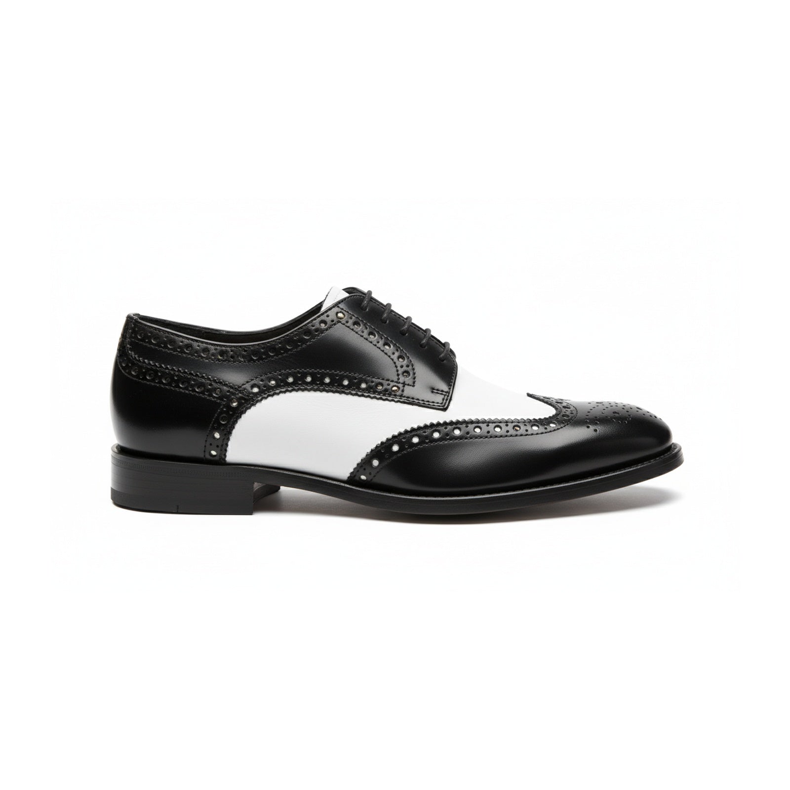 side-view - Men's Brown Leather Wingtip Brogues