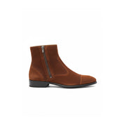 side-view - Men's Brown Suede Ankle Boots