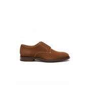 Men's Brown Suede Derby Shoes - side-view